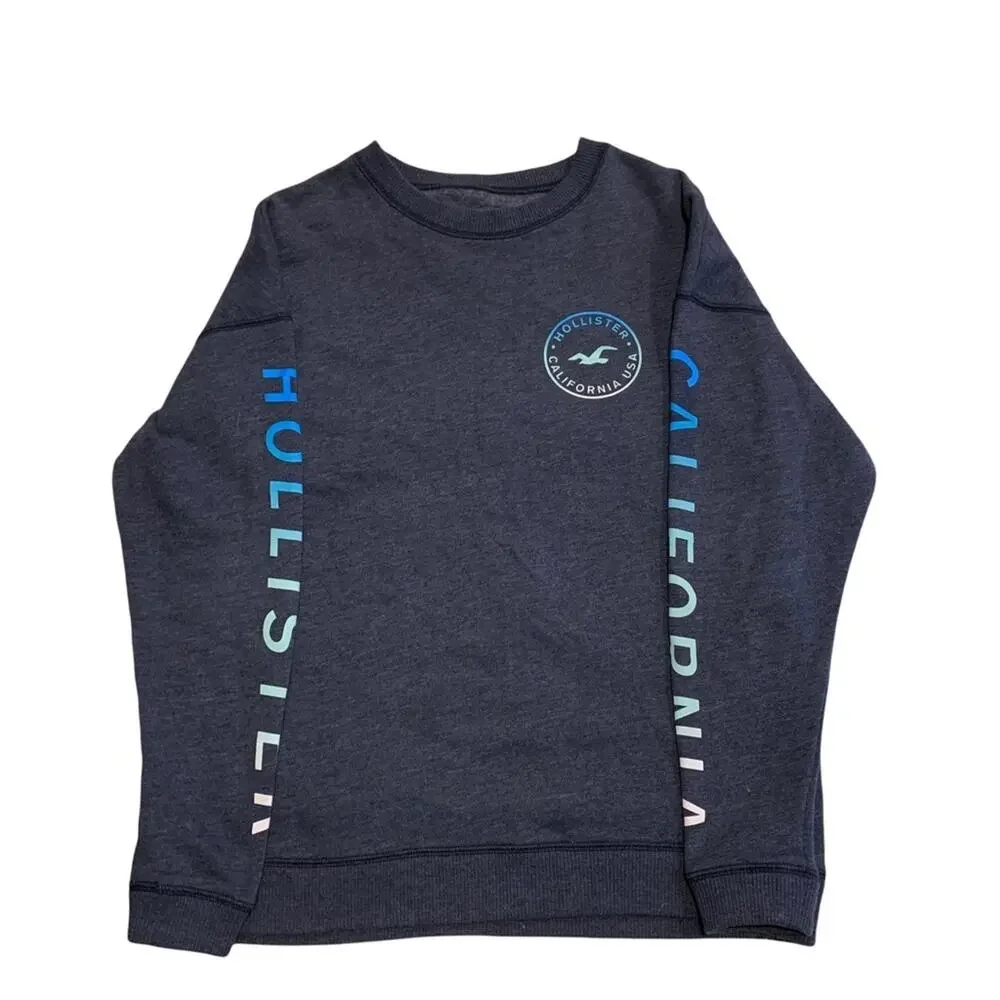 HOLLISTER‎ sIze XS blue sweatshirt. Long sleeve.see measurements. - Picture 2 of 7
